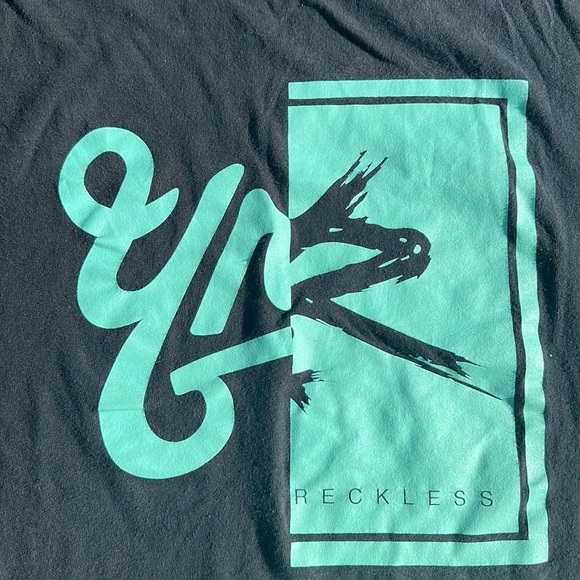 Young & Reckless graphic tee Black Size M - Picture 2 of 5